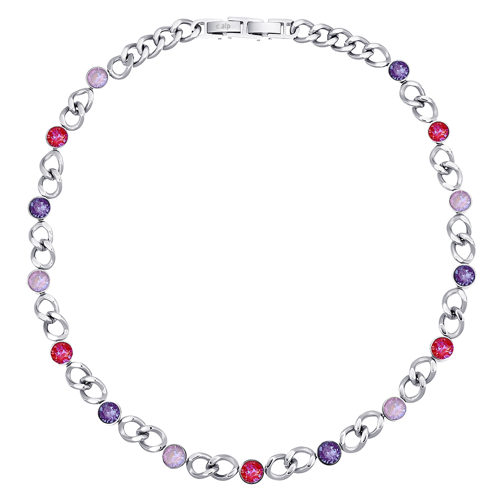 Crystalp Stainless Steel Collier Solara 8mm