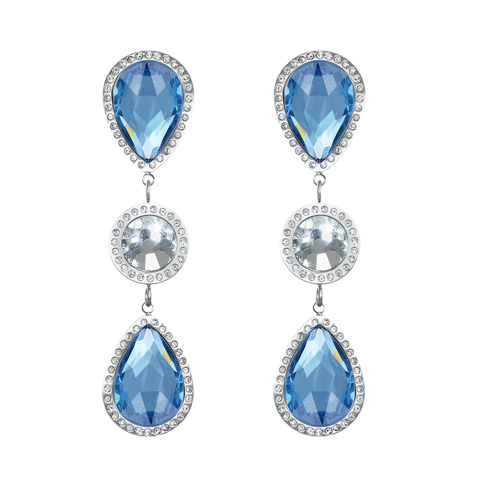 Crystalp Stainless Steel Earrings 55mm Euphoria - Image 2
